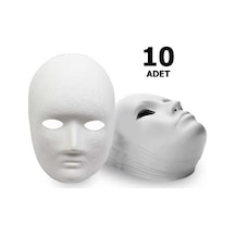10 Adet. Karton Maske. Boyanabilir Eğitici Maske Boyama. Etkinlik