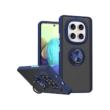 Xiaomi Redmi Note 15 Pro 5g Uyumlu Montreal Yüzüklü Silikon Kapak - Lacivert