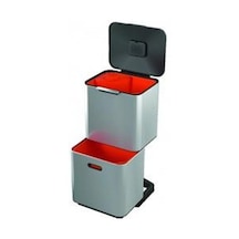 Joseph Joseph Totem Çöp Kovası 40 Litre Paslanmaz Çelik