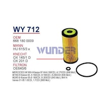WUNDER WY712 YAĞ FİLTRESİ - MERCEDES 168 KASA A160 CDI- A170 CDI