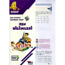 4. Sınıf Fen Bilimleri Yaprak Test