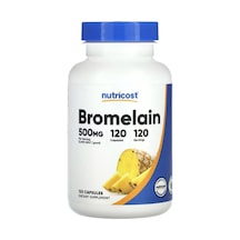 Nutricost, Bromelain, 500 Mg, 120 Capsules.usa 3834