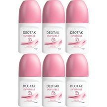 Deotak Invisible Kadın Roll-On Deodorant 6 x 35 ML