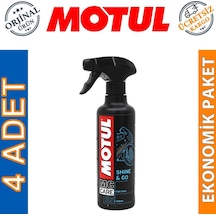 Motul E5 Shine & Go 400 Ml Hızlı Cila ve Parlatıcı Sprey 4 Adet