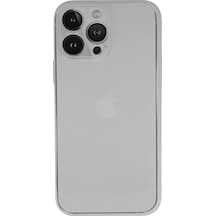 Apple iPhone Uyumlu   13 Pro Kılıf Pp Ultra İnce Kapak - Beyaz