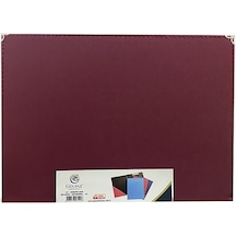 Gülpaş Sekreterlik Bez Kapaklı Bordo