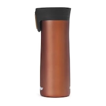 Üniseks Pinnacle Snapseal Termo Paslanmaz Çelik Yalıtımlı Kupa,kahverengi,420 Ml Açık Beyaz