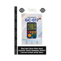 Özel Seri Oyun Kolu Atari Joystick Tetris Gameboy Gc017 Lacivert Erkek Arkat Genç