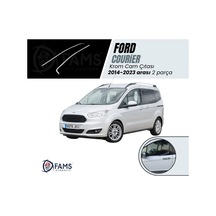 Ford Tourneo Courier Krom Cam Çıtası 2 Prç. 2014 ve Üzeri P.Çelik