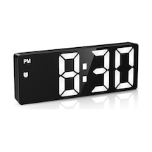 Oqımax Dijital Led Çalar Saat, Dijital Masa Saati, 4 Parlaklık, Tarih, 12/24 Saat, Erteleme Ve Dst Fonksiyonu, Büyük Çok Renkli
