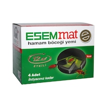 Esemmat Hamam Böceği Yemi 12 Ay Etkili 4'lü Set
