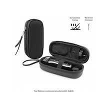 Microcase Traş Makinası/saç Kesme Makinaları İçin Askılıklı Seyahat Saklama Çantası Koruma Kabı Kutusu Al5434
