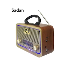 Vintage Rt-301 Nostalji Bluetooth Şarjlı Radyo Usb Sd Mp3 Player