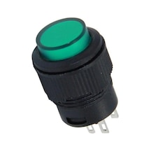 Ic-180c 16mm Işıklı Buton Kalıcı Yeşil
