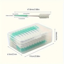 Willowhaven 40 Adet Yeşil Portatif Diş Arası Fırçası, Yumuşak Esnek Uçlu Ağız Bakım Aleti