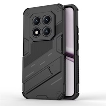 Microcase Xiaomi Redmi Note 15 Pro Matrix Serisi Armor Standlı Perfect Koruma Kılıf - Siyah Al3416 Siyah