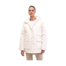 Lumberjack Wl 3alıce-uk 5pr Ekru Kadın Uzun Kaban Ekru-102027582