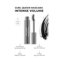 Uzunluk Verici Ve Besleyici Siyah Maskara Curl Queen Mascara Çok Renkli