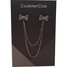Coolmenclub Papyon Figürlü Gömlek Yaka İğnesi Gümüş