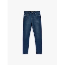 Koton Pamuklu Normal Bel Skinny Fit Jean Pantolon - Michael Jean Orta İndigo 6sam40013nd İndigo