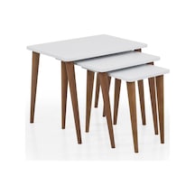 Basic Zigon Sehpa Beyaz