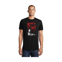 Stranger Things Eleven Demogorgon Baskılı Siyah Erkek Tshirt