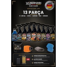 Wöbermann 13 Parça Kovalı Araç Araba Yıkama Bakım Seti Oto Bakım Temizlik Seti