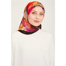Armine Twill İpek Eşarp 23ka9014 34 Çok Renkli