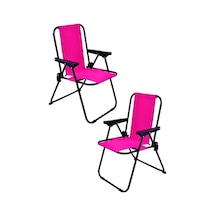 Exent 2 Adet 2-6 Yaş Lüx Çocuk Piknik Sandalyesi-mini Kamp Sandalyesi-pembe Çok Renkli
