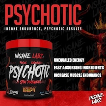 Insane Labz Psychotic Preworkout Nitric Oxide Boosts Focus Energy 35 Servis Karışık