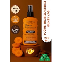 Yoğun Bronzlaştırıcı Yağ Havuç & Kakao Yağı, Shea Butter, Vitamin E, Tüm Cilt Tiplerine Uygun Sprey 200 Ml