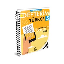 Arı Yayıncılık 5 Sınıf Türkçe Defterim Güncel