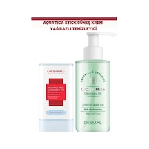 Cell Fusion C Aquatica Stick Güneş Kremi SPF50+ 19 G + Dermal Cica X Mide Cleanser Oil 150 ML