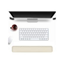 Krem Renkli Ergonomik Klavye Mouse Bilek Desteği