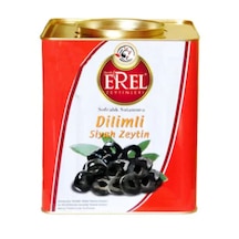 Erel Zeytinleri Dilimli Siyah Zeytin Teneke 8 KG