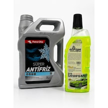 Petrol Ofisi Super Antifriz Yeşil 3lt + Oto Şampuan 1000 Ml