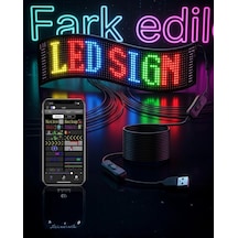 Hubrendy Tekno Rgb Led Matrix Panel 60 Cm 16x96 Piksel Kayan Yazı Ve Animasyon Destekli