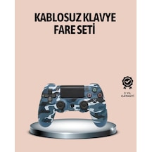 Bluetooth Kablosuz Ps4 Gamepad Çift Motorlu Siyah Controller Mh-hs3639-0625