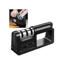 2 Adet Üç Aşamalı Mutfak Bıçağı Makas Bileme Taşı