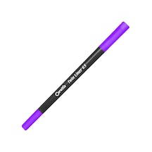 Caretta 65-12 Çift Uçlu Keçeli Kalem 0.4-1 MM Mor