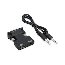Ses Destekli Hdmı To Vga Dönüştürücü Adaptör