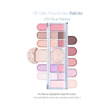 Çok Fonksiyonlu Makyaj Paleti Perıpera All Take Mood Like Palette 05 Clear Winter Cherry Ver 05 Clear Winter