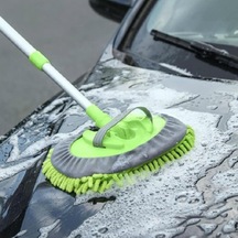 Mikrofiber Araba Yıkama Fırçası Çok Fonksiyonlu Teleskopik Uzun Saplı Detay Oto Temizleme Ev Mopu Diğer