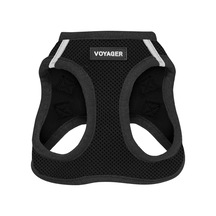 Voyager Step-ın Air Köpek Koşum Takımı - Küçük Ve Orta Ölçekli Köpekler İçin Yelek Koşumunda Tüm Hava Mesh Basamağı - Siyah, Xl Çok Renkli