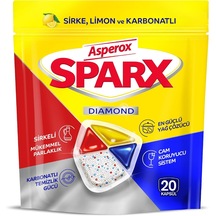 Asperox Sparx Bulaşık Makinesi Kapsülü 20'li 7 Paketi 1000'li Set