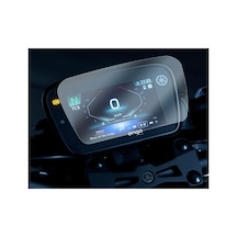 Lexroo Yamaha Mt-125 5 İnç İle Uyumlu Ekran Koruyucu Tft Dijital Gösterge Paneli 9h Nano Esnek Cam Şeffaf