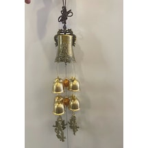 Deprem Zili Çanı Duvar Rüzgar Çanı Zili Feng Shui Ejderha Yılı Metal Borulu Budha Buda Ejderha Çift Balıkobjeli