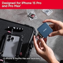 Pro-cınema Cfexpress Tip B Kayıt Cihazı, Magsafe Uyumlu İphone 15 Pro/pro Max İçin, 4k Prores Kayıtları, Usb-c Bağlantısı, Manyetik Sabitleme, Yüksek Veri Aktarım Hızı