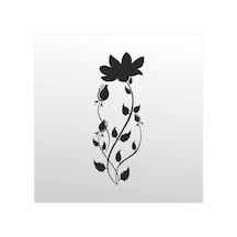 Folyo Sticker Desen Adkpquy388 50cm Uzunluk Siyah