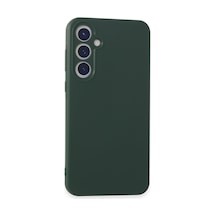 Samsung Galaxy Uyumlu , A55 5g Kılıf First Silikon - Koyu Yeşil